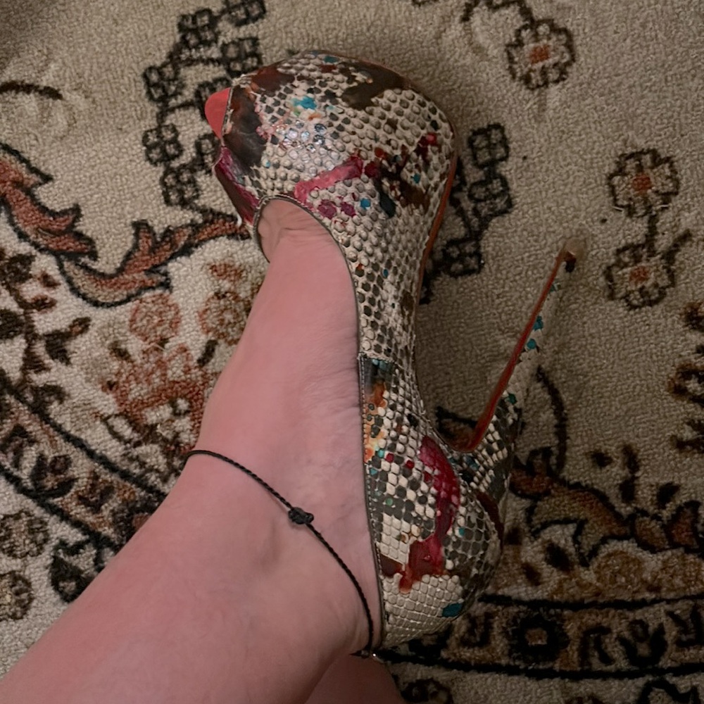 Louboutin Highness python